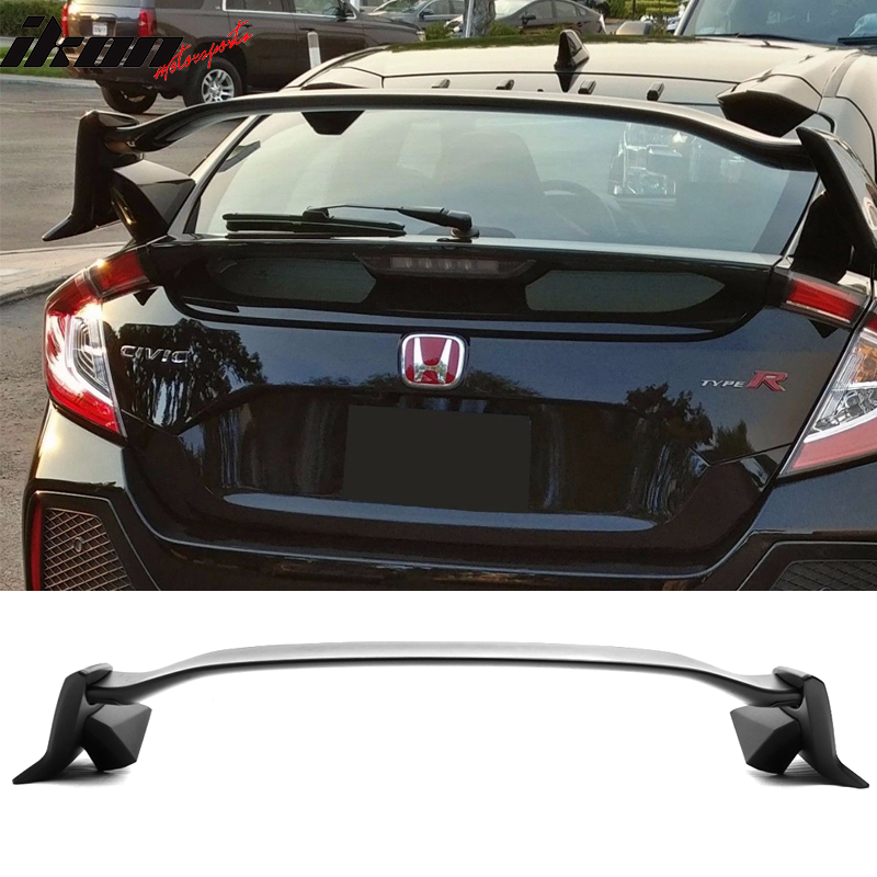 17-21 Honda Civic 10th Gen FK7 Type R Unpainted Rear Spoiler Wing ABS