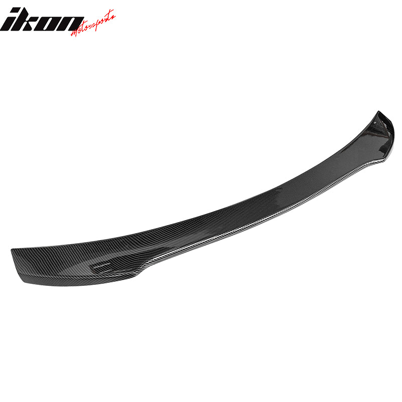 Fits 17-21 Honda Civic 10th Hatchback V Style Trunk Spoiler Carbon Fiber Print