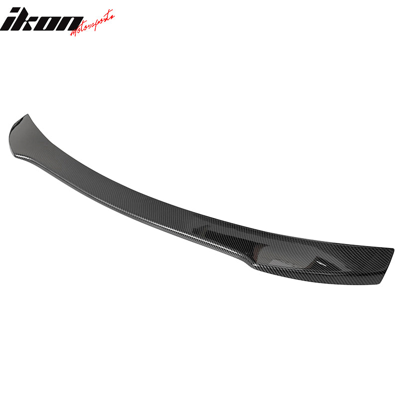 Fits 17-21 Honda Civic 10th Hatchback V Style Trunk Spoiler Carbon Fiber Print