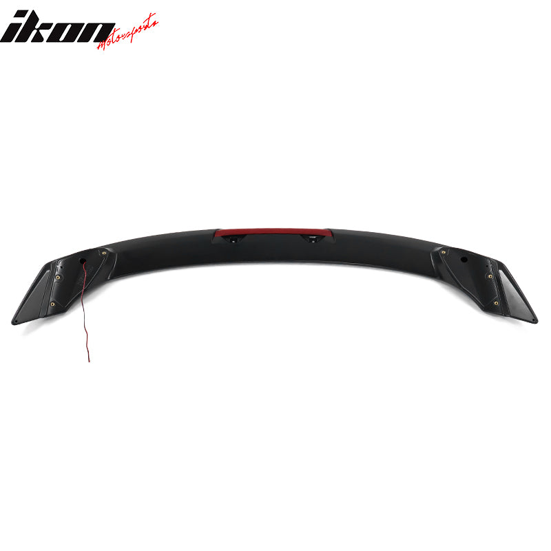 Fits 22-25 Honda Civic 4-Door Sedan MD Style Trunk Spoiler W/LED Brake Light ABS