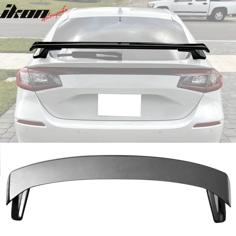 Fits 22-25 Honda Civic Hatchback HPD Style Rear Trunk Spoiler Wing