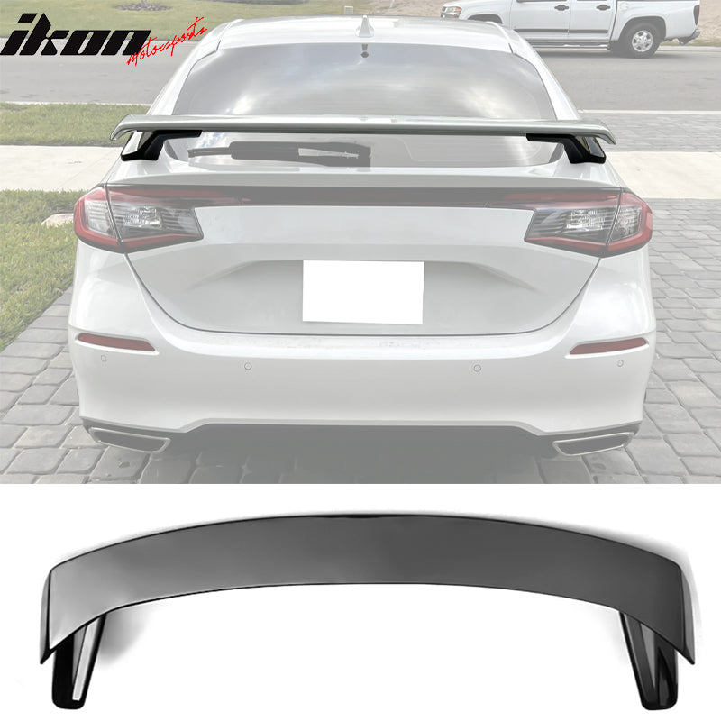 Fits 22-25 Honda Civic Hatchback HPD Style Rear Trunk Spoiler Wing