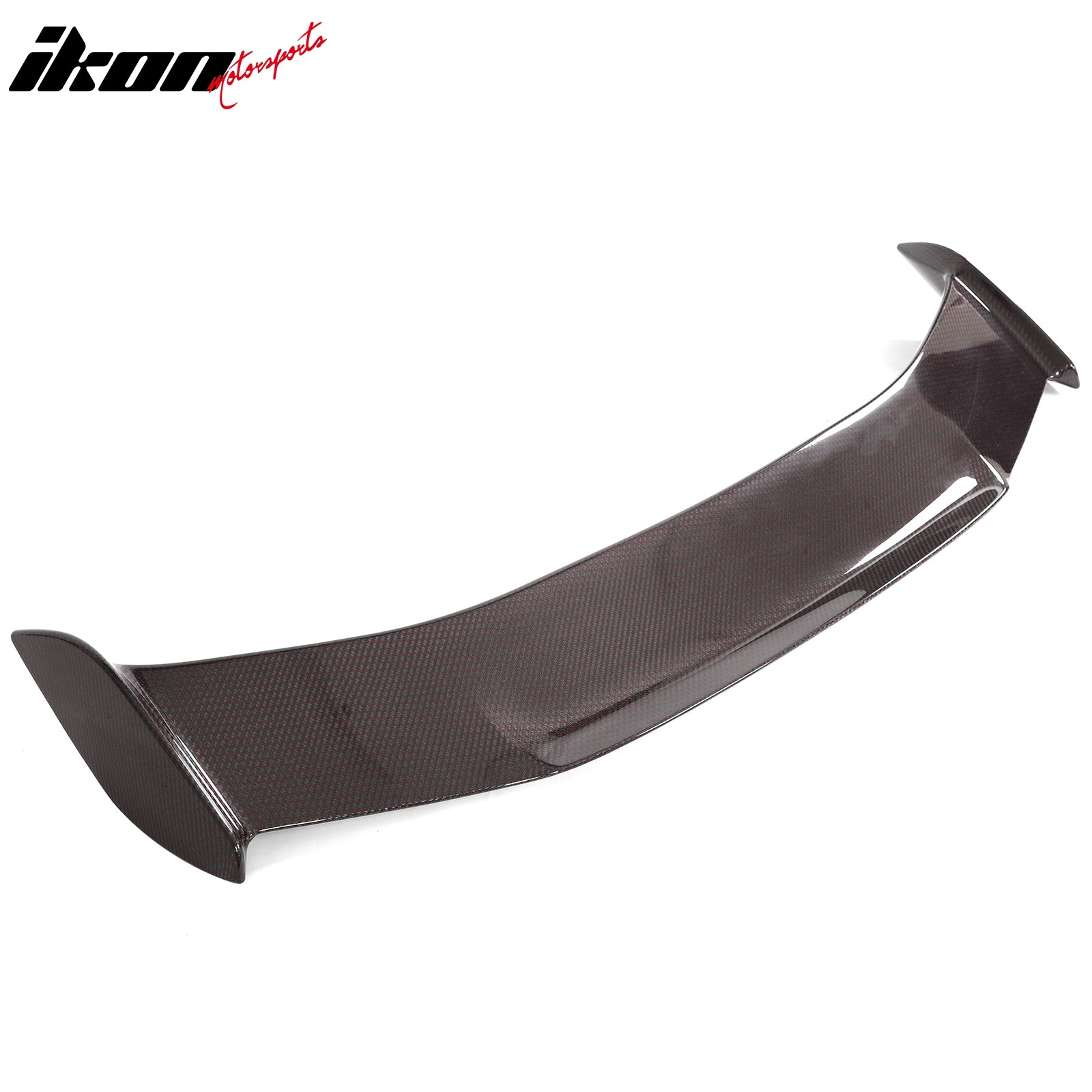 Fits 23-25 Honda Civic Type R Trunk Spoiler OE Style Red Carbon Fiber Rear Wing