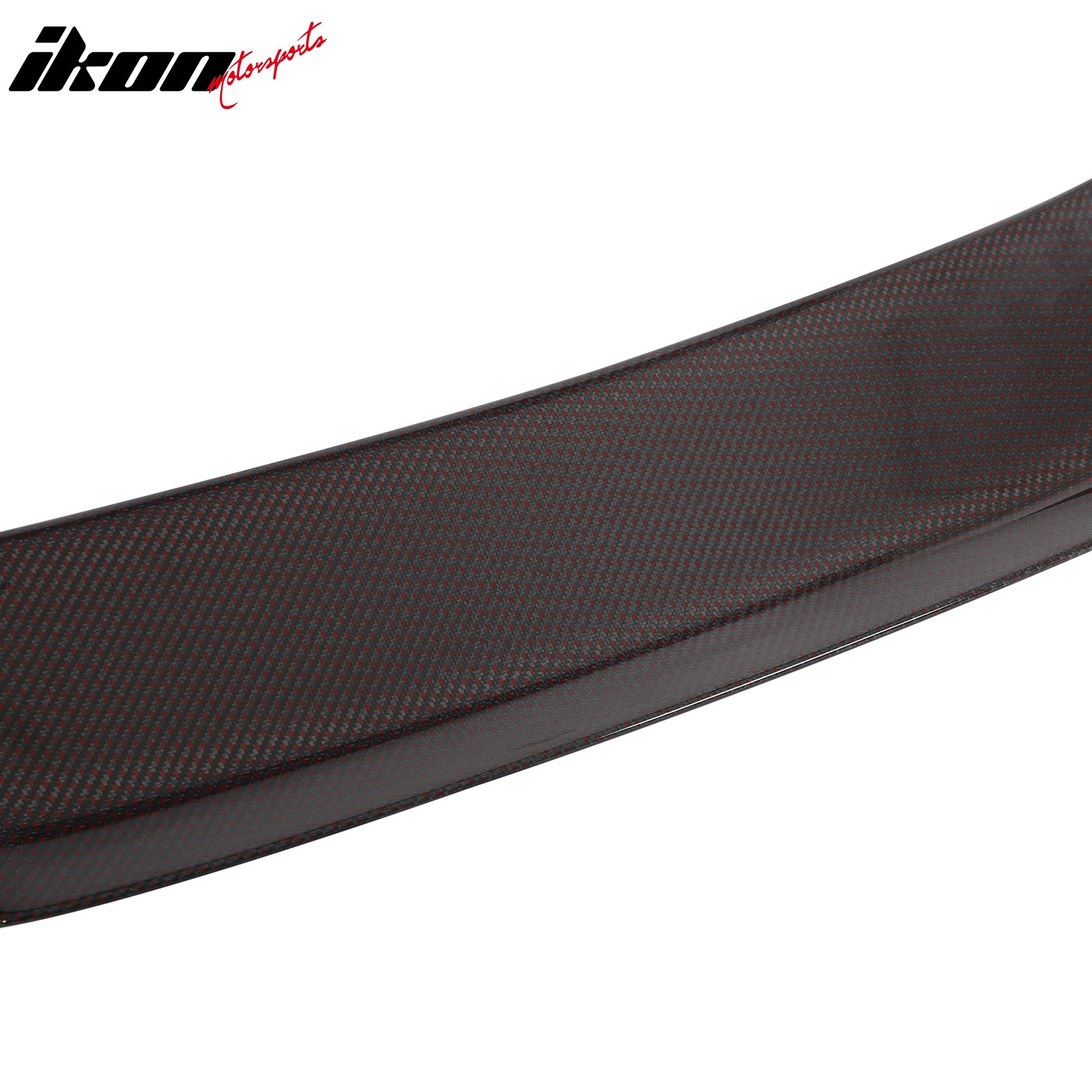 Fits 23-25 Honda Civic Type R Trunk Spoiler OE Style Red Carbon Fiber Rear Wing