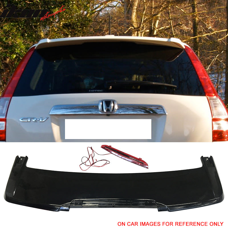 2007-2011 Honda CR-V OE Style Painted #B92P Roof Spoiler LED Brake ABS