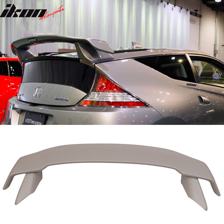 Fits 11-15 Honda CR-Z CRZ Hybrid Mu-gen Style ABS Trunk Spoiler Unpainted Gray