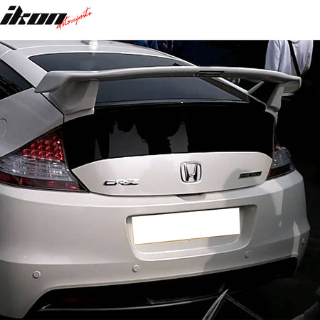 Fits 11-15 Honda CR-Z CRZ Hybrid Mu-gen Style ABS Trunk Spoiler Unpainted Gray