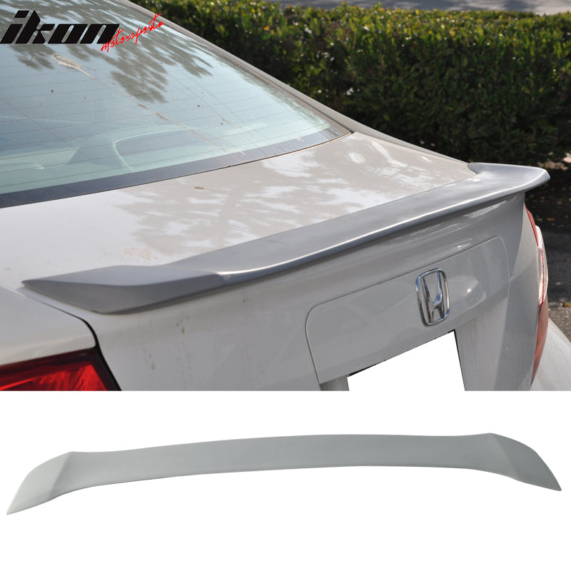 Fits 12-14 Honda Civic 9th Sedan MD Rear Spoiler Wing - PU