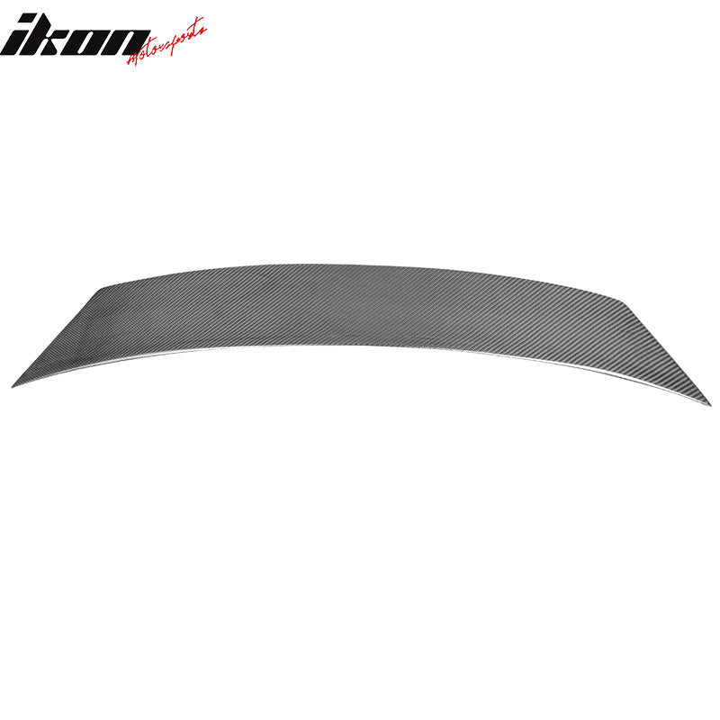 IKON MOTORSPORTS, Trunk Spoiler Compatible With 2000-2009 Honda S2000 AP1 AP2 , Matte Carbon Fiber TM Style Rear Spoiler Wing, 2001 2002 2003 2004 2005 2006 2007 2008