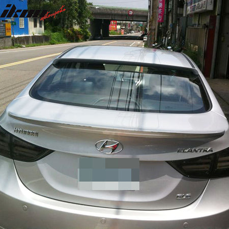 Fit 11-15 Hyundai Elantra (Avante MD) Euro Style Rear Trunk Spoiler Unpainted