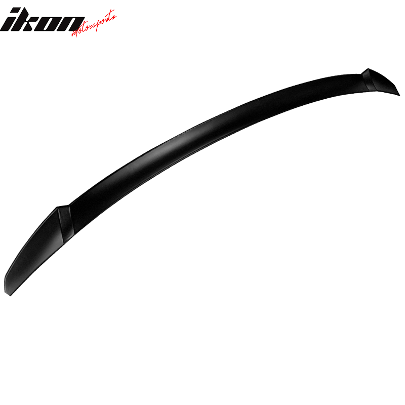 IKON MOTORSPORTS, Trunk Spoiler Compatible With 2021-2022 Hyundai Elantra 4-Door Sedan, M4 Style ABS Plastic Rear Tail Trunk Wing Spoiler