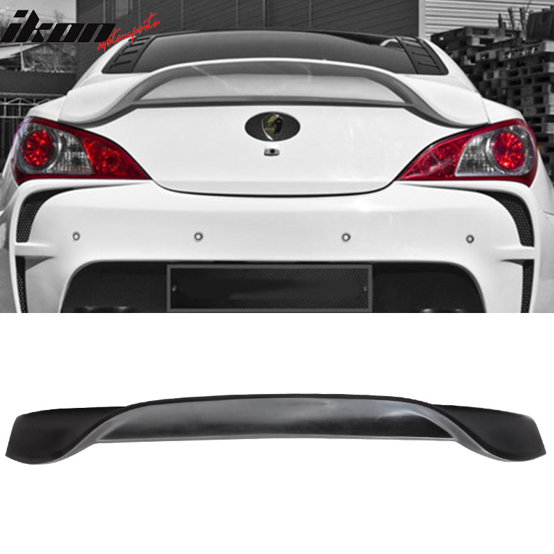 2010-2016 Hyundai Genesis Euro Style Unpainted Rear Spoiler Wing