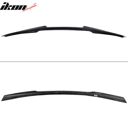 Fits 14-24 Infiniti Q50 Trunk Spoiler M4 Style Carbon Fiber