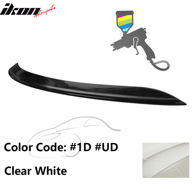 2021-2024 Kia K5 OE Style #1D Clear White Rear Spoiler Wing Lip ABS