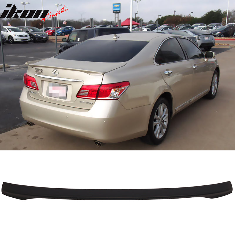 Fits 07-12 Lexus ES350 OE Style Flushmount Rear Trunk Spoiler Lip Painted ABS