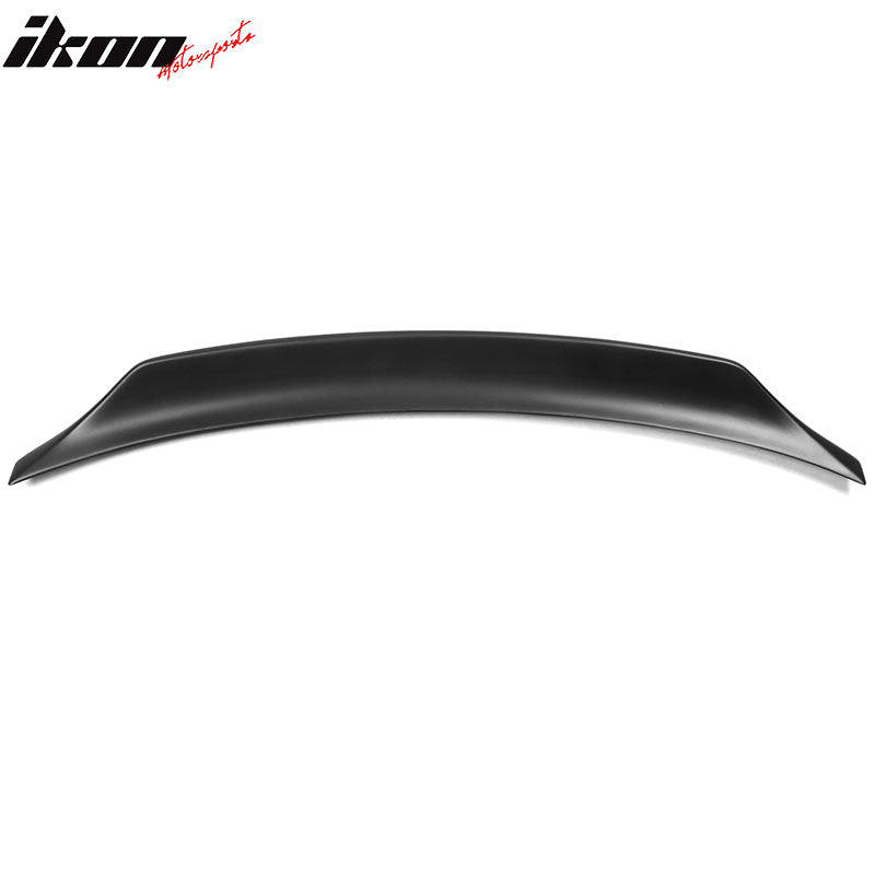 IKON MOTORSPORTS, Trunk Spoiler Compatible with 2006-2013 Lexus IS F IS250 IS350, Sport Style PP Polypropylene Rear Trunk Lid Spoiler Wing Lip