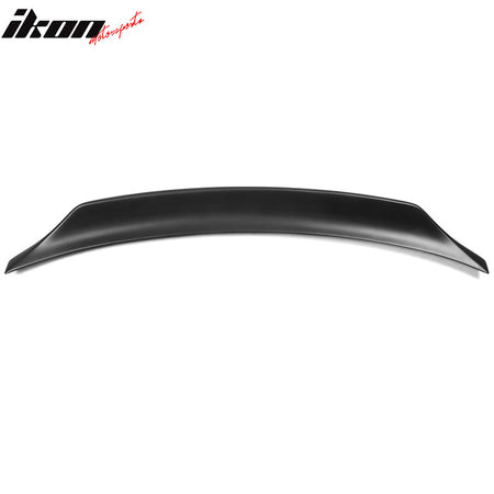 IKON MOTORSPORTS, Trunk Spoiler Compatible with 2006-2013 Lexus IS F IS250 IS350, Sport Style PP Polypropylene Rear Trunk Lid Spoiler Wing Lip