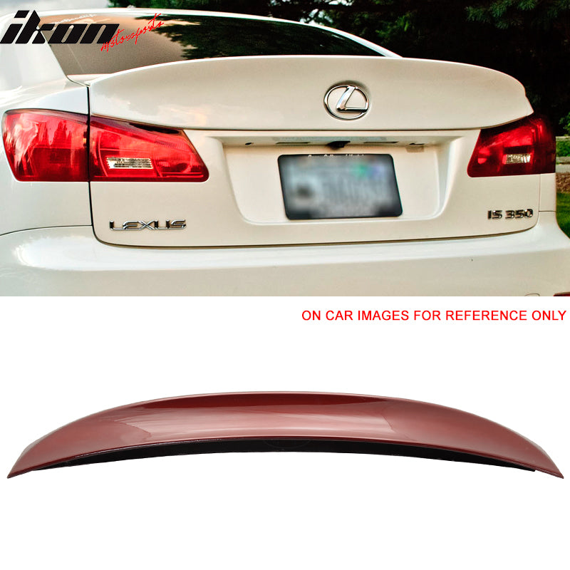 Fits 06-13 Lexus IS250 IS350 ISF Rear IK Style Trunk Lip Wing Spoiler ABS