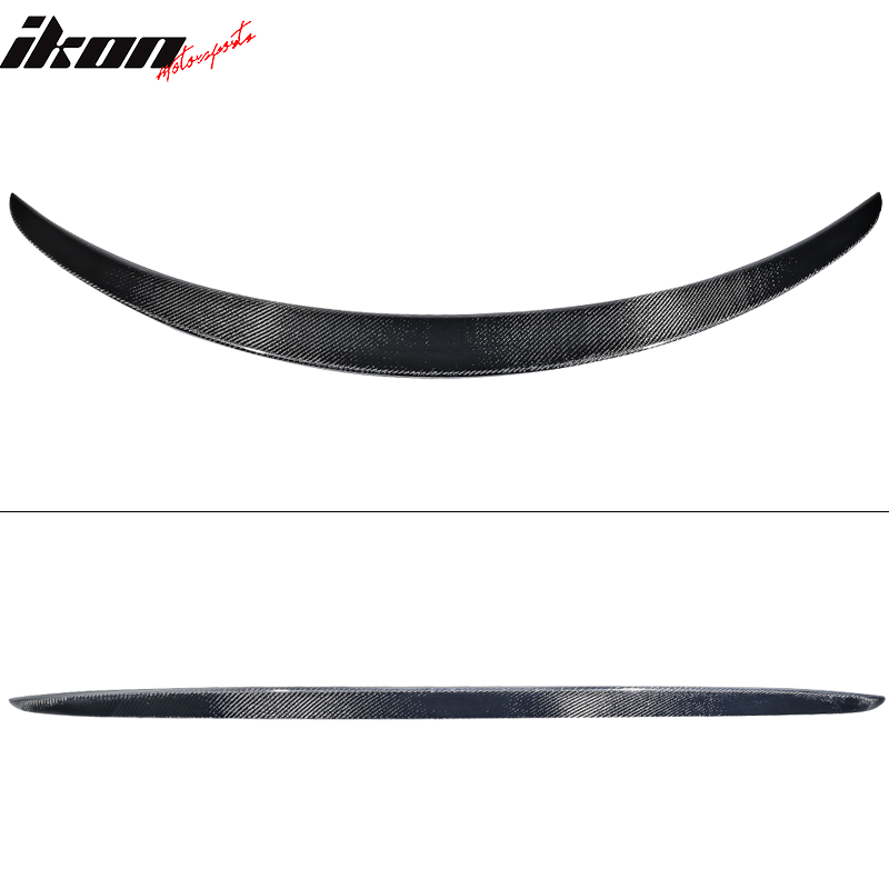 Fits 15-21 Benz W205 C Class Coupe AMG Style Trunk Spoiler Matte Carbon Fiber