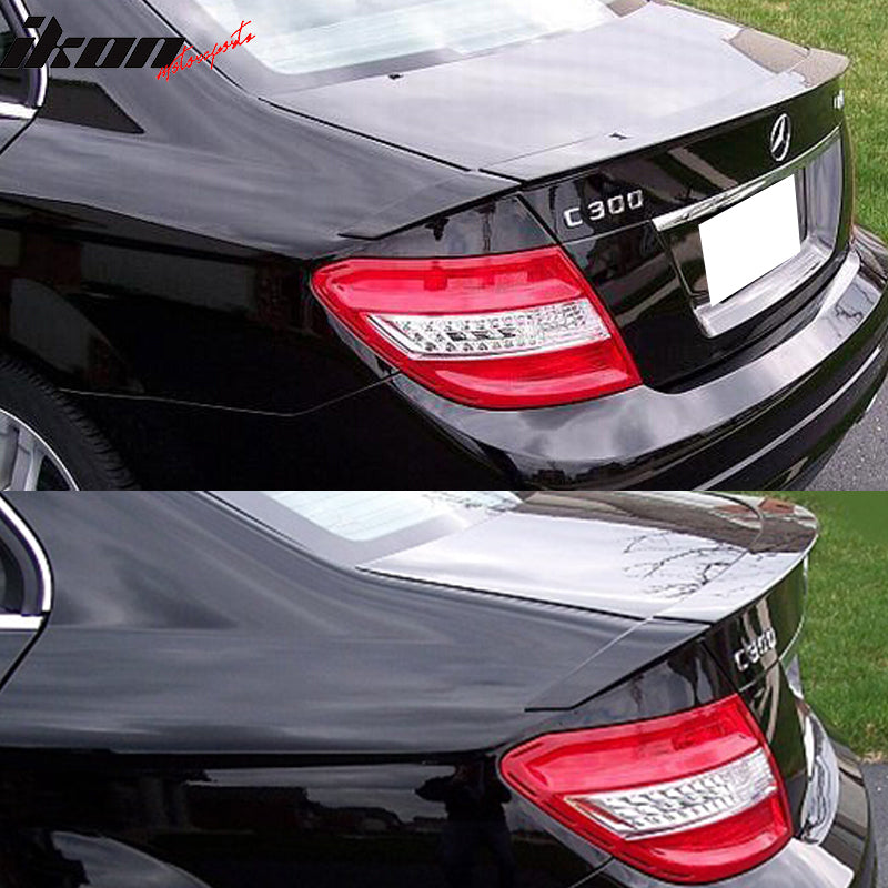 Fits 08-14 Benz C-Class W204 Trunk Spoiler ABS