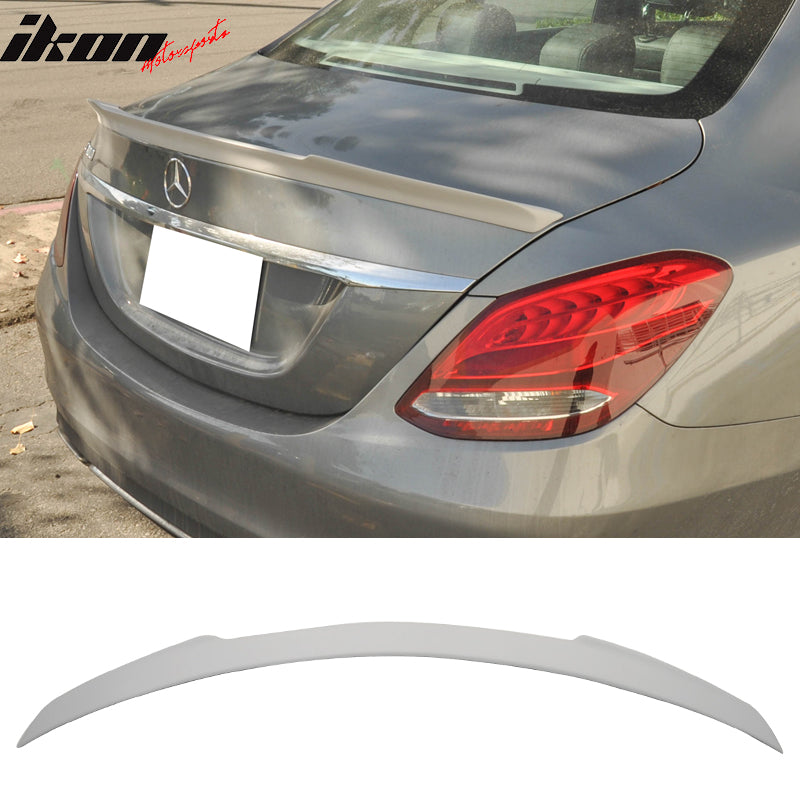 2015-21 Mercedes-Benz W205 C Class Sedan V Style FRP Rear Spoiler Wing