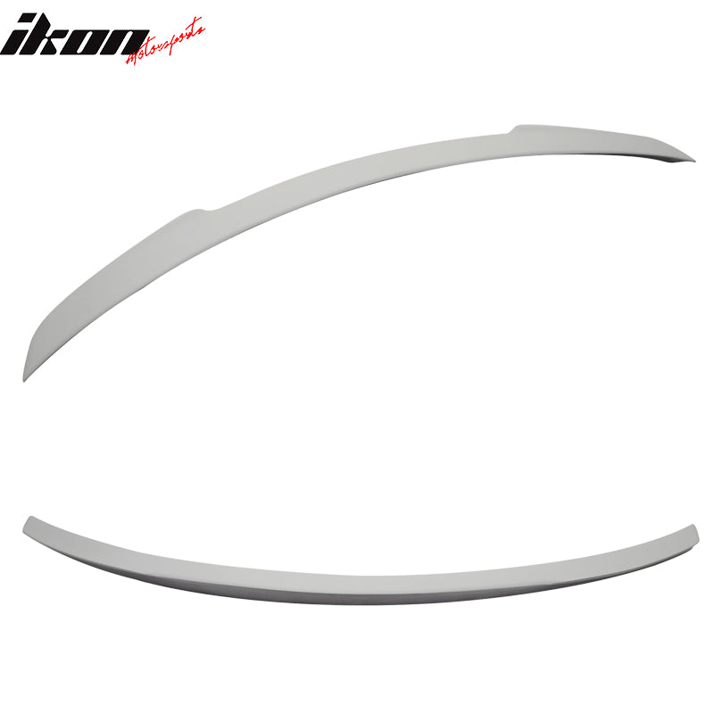 Fits 15-21 Benz W205 C Class Sedan V Style Rear Trunk Spoiler WIng Lip Unpainted