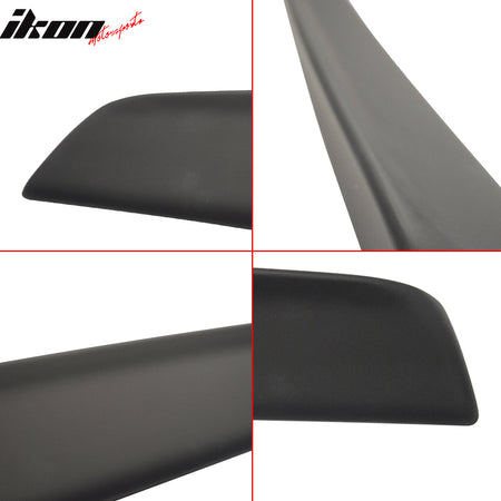 Fits 95-01 Benz W210 E-Class A Style Matte Black Rear Trunk Spoiler Wing Lip ABS