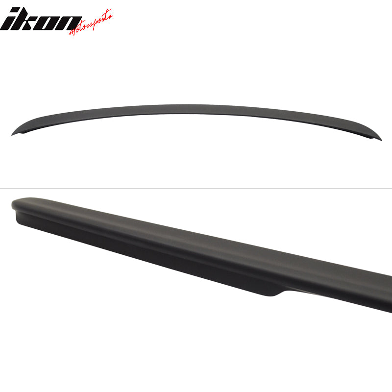 Fits 03-09 Benz E-Class W211 AMG Style Matte Black Rear Trunk Spoiler Wing Lip