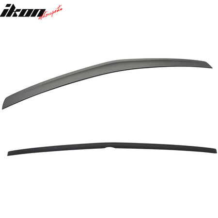 Fits 10-16 Benz W212 E-Class AMG Style Matte Black Rear Trunk Spoiler Wing Lip