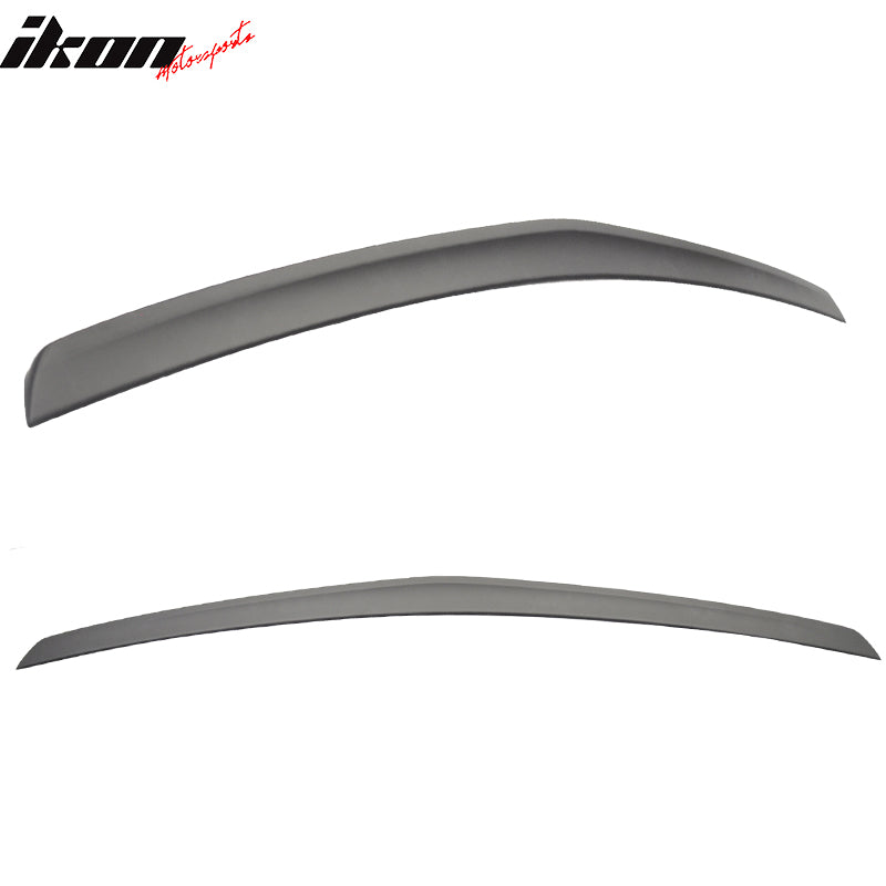 Fits 10-16 Benz W212 E-Class AMG Style Matte Black Rear Trunk Spoiler Wing Lip