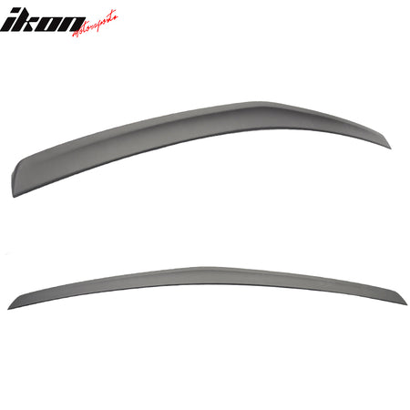 Fits 10-16 Benz W212 E-Class AMG Style Matte Black Rear Trunk Spoiler Wing Lip