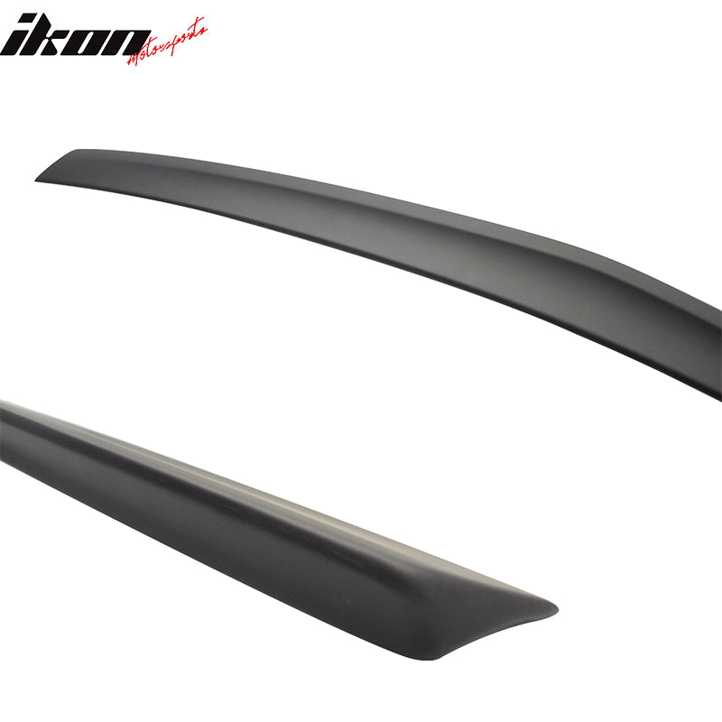 Fits 10-16 Benz W212 E-Class AMG Style Matte Black Rear Trunk Spoiler Wing Lip