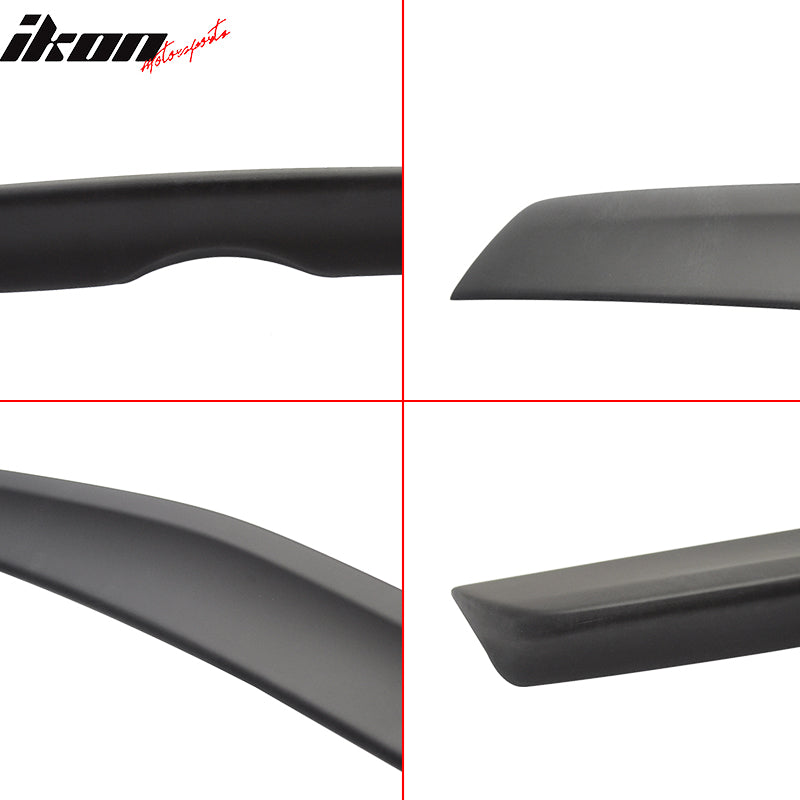 Fits 10-16 Benz W212 E-Class AMG Style Matte Black Rear Trunk Spoiler Wing Lip