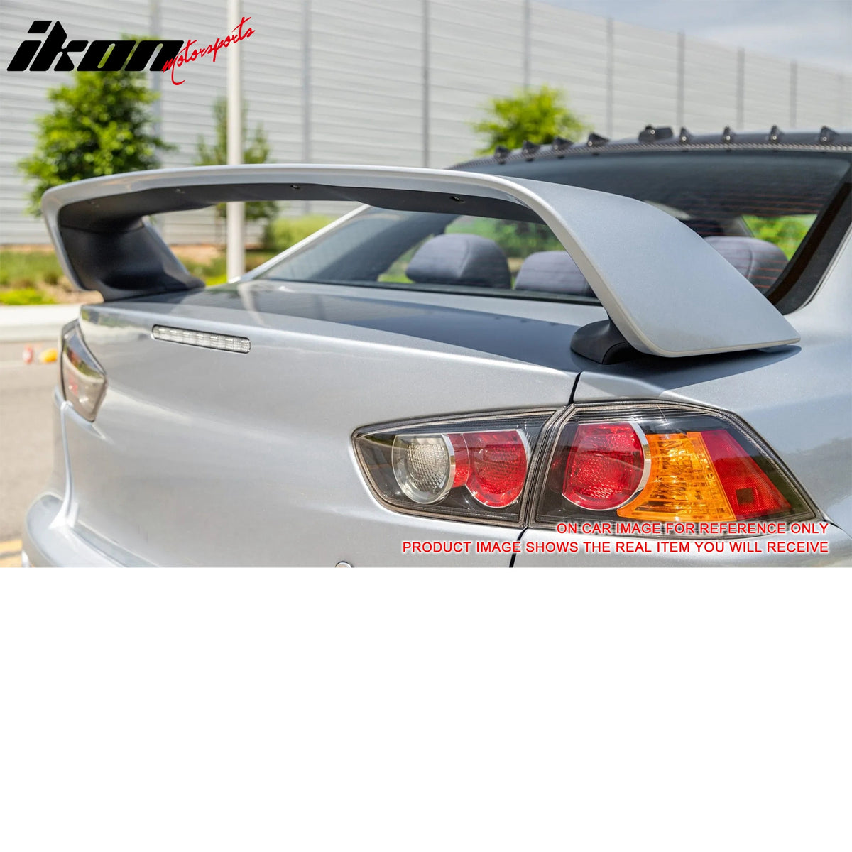 Fits 08-17 Mitsubishi Lancer EVO Style Rear Trunk Spoiler ABS Painted #U17 Gray