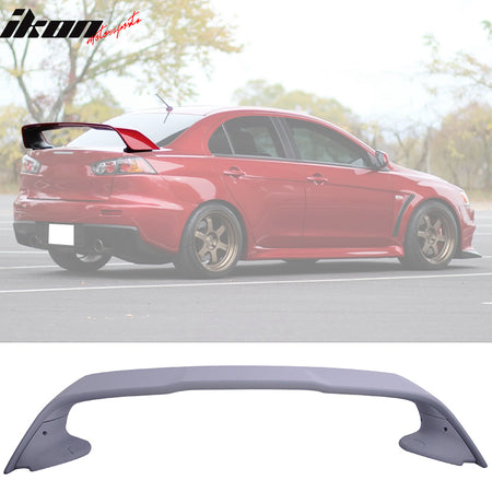 Fits 08-15 Mitsubishi Lancer Evolution 10 X Original EVO Style Trunk Spoiler-ABS