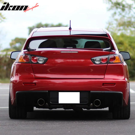 Fits 08-15 Mitsubishi Lancer Evolution 10 X Original EVO Style Trunk Spoiler-ABS