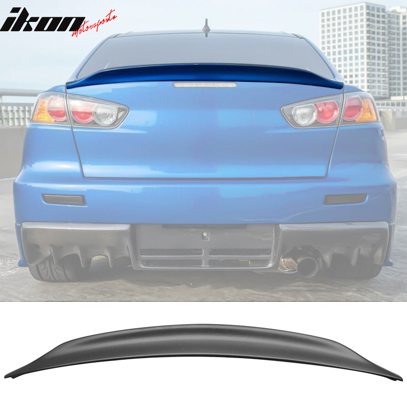 08-17 Mitsubishi Lancer EVO X 10 MR GSR JDM Duckbill RS ABS Rear Trunk Spoiler