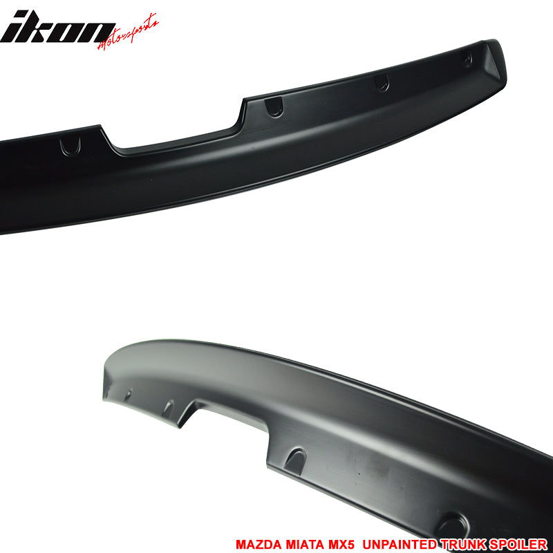 Fit 90-97 Mazda Miata MX5 MK1 KG  ABS Trunk Spoiler Wing