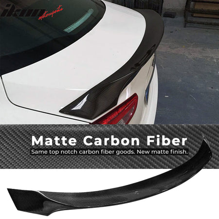 Fits 14-17 Maserati Ghibli Trunk Spoiler ASPEC Style Carbon Fiber