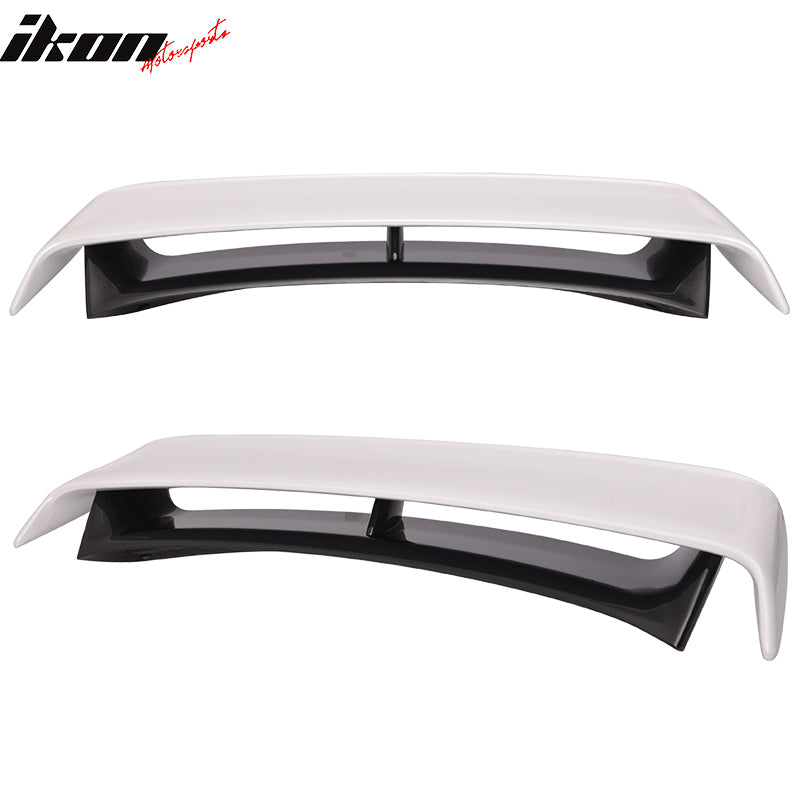 Fits 09-21 Nissan 370Z Z34 Coupe N Style Rear Trunk Spoiler Painted White/Black