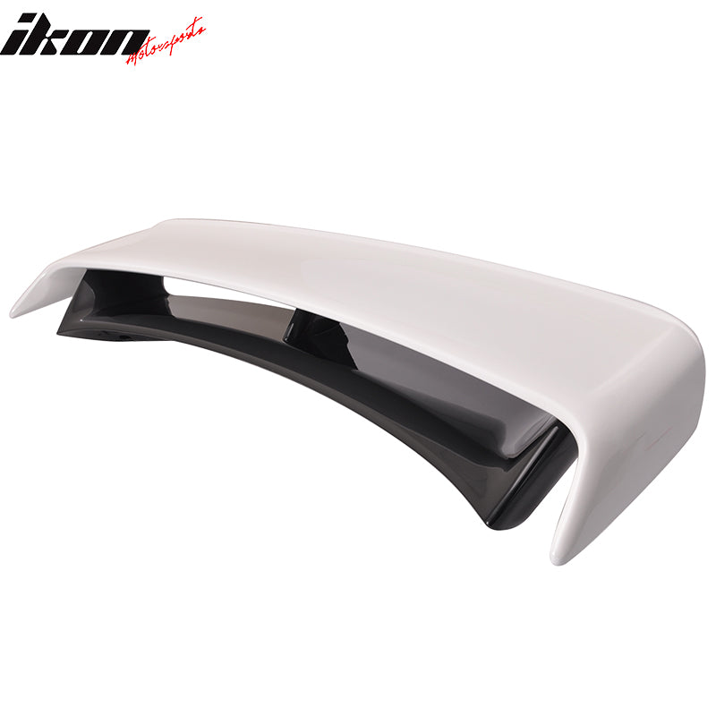 Fits 09-21 Nissan 370Z Z34 Coupe N Style Rear Trunk Spoiler Painted White/Black