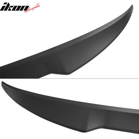 Fits 19-24 Nissan Altima M4 Style Rear Trunk Spoiler Wing ABS Unpainted Black