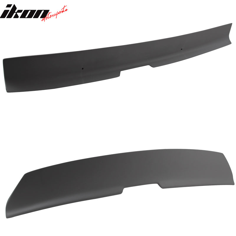 Trunk Spoiler Compatible With 2009-2015 Nissan Maxima, IKON Style Matte Black Fiber Glass Car Exterior Trunk Rear Wing Tail Roof Top Lid by IKON MOTORSPORTS, 2010 2011 2012 2013