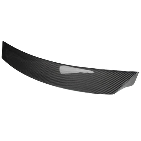 IKON MOTORSPORTS, Trunk Spoiler Compatible With 2009-2015 Nissan Maxima , Matte Carbon Fiber IKON Style Rear Spoiler Wing, 2010 2011 2012 2013 2014