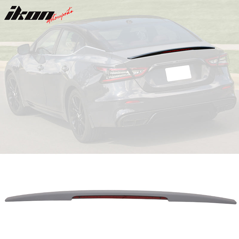 2016-2023 Nissan Maxima OE Style Rear Spoiler Wing LED Brake Light ABS