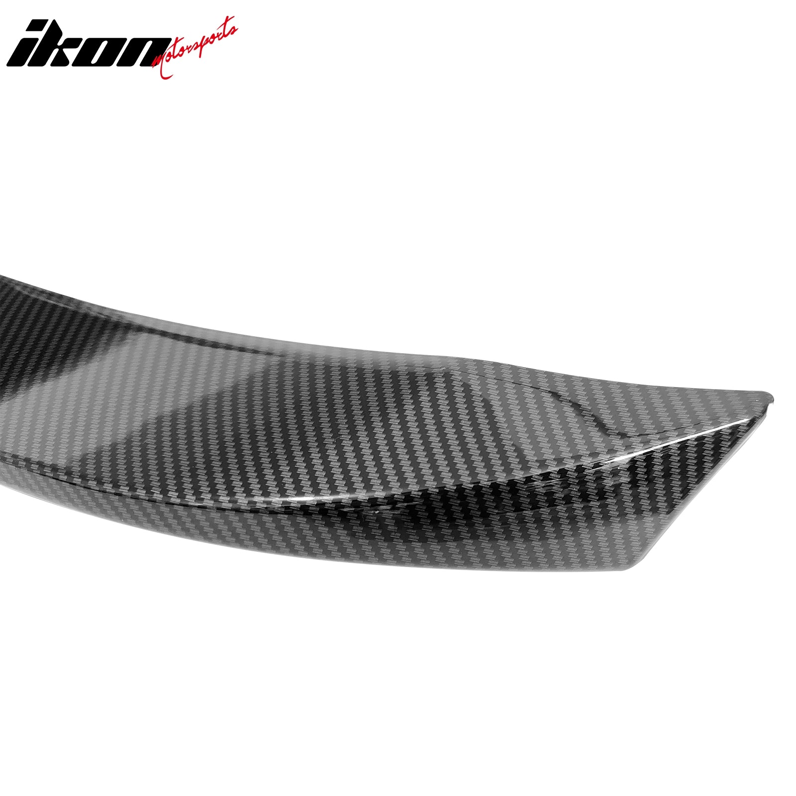 IKON MOTORSPORTS, Trunk Spoiler Compatible with 2020-2024 Nissan Sentra Sedan 4-Door, IKON Style ABS Rear Trunk Lid Spoiler Wing Lip