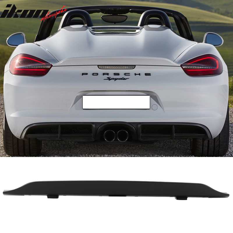 2013-2016 Porsche 981 Cayman Unpainted Ducktail Rear Spoiler Wing ABS