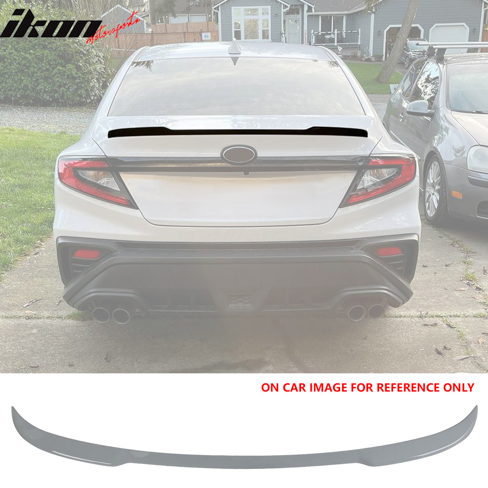 2022-2024 Subaru WRX D Style Painted #M6Y Rear Trunk Spoiler ABS