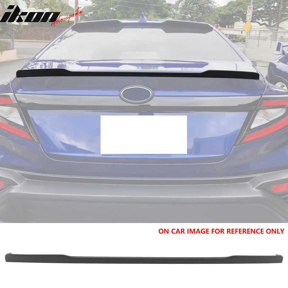 2022-2024 Subaru WRX D Style Matte Black Rear Trunk Spoiler ABS