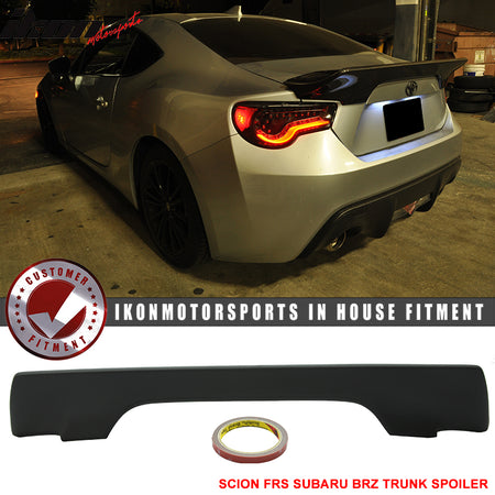 For 13-20 FR-S FRS BRZ GT86 GR V3 Style Trunk Spoiler